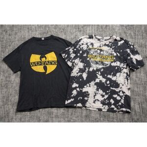 Wu Tang Clan Graphic T Shirt Bundle 2XL Logo Tie Dye Hip Hop